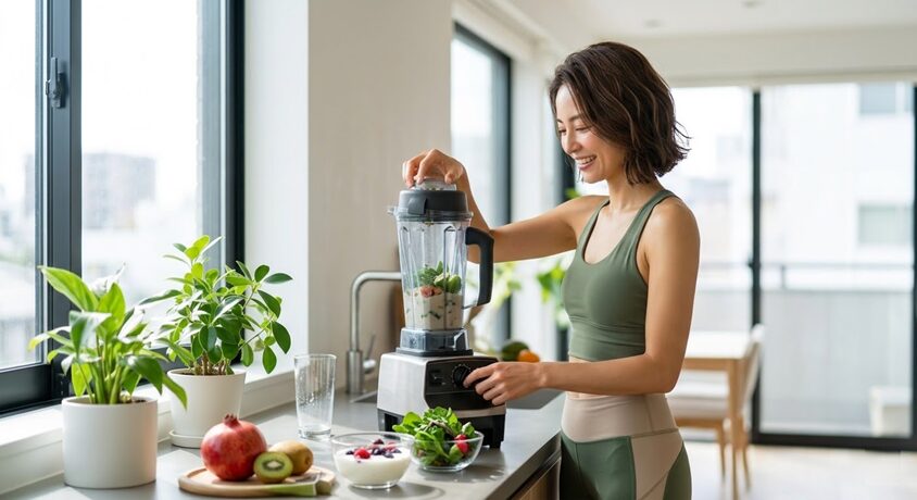 腸活をする女性