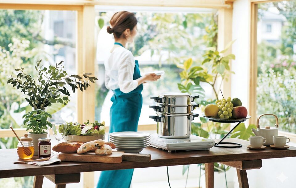 インダクションレンジとアムウェイのナベ