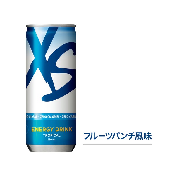アムウェイ XS エナジードリンク トロピカル 6本入り パッケージ画像