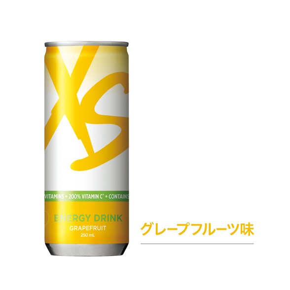 アムウェイ XS エナジードリンク グレープフルーツ 24本入り パッケージ画像